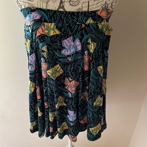 Lularoe Floral Madison skirt brand new medium